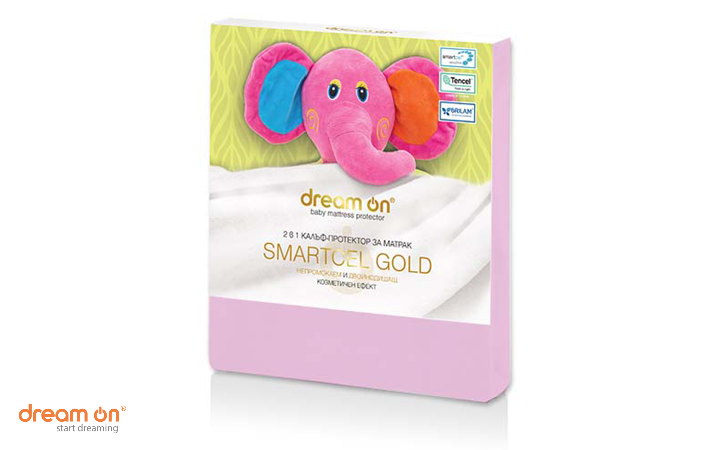 Προστατευτικό 60/120 Smartgel Gold, ροζ  2